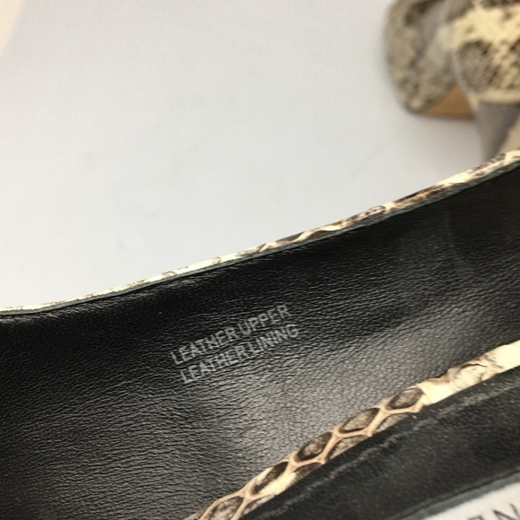 Vera Wang Lavender Snake Skin Pumps - Picture 6 of 8